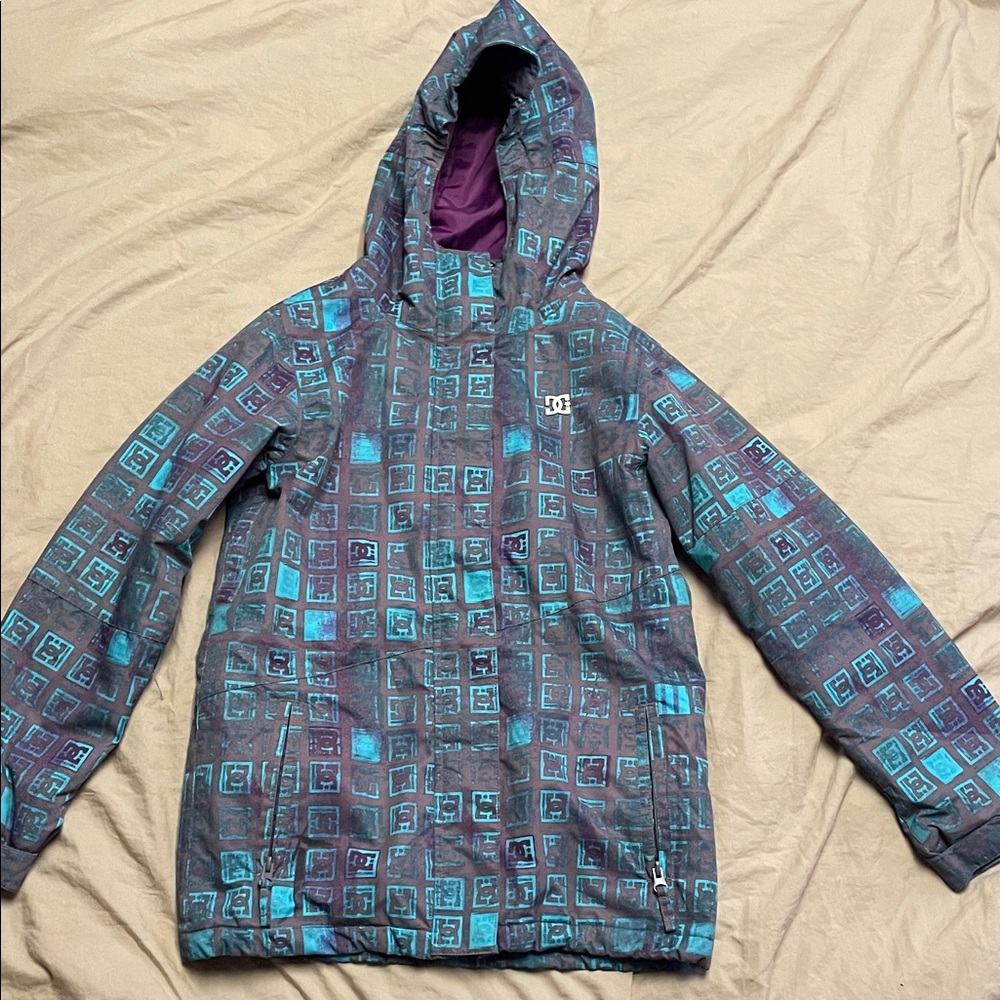DC Kids Jacket - Blue and Purple Pattern
